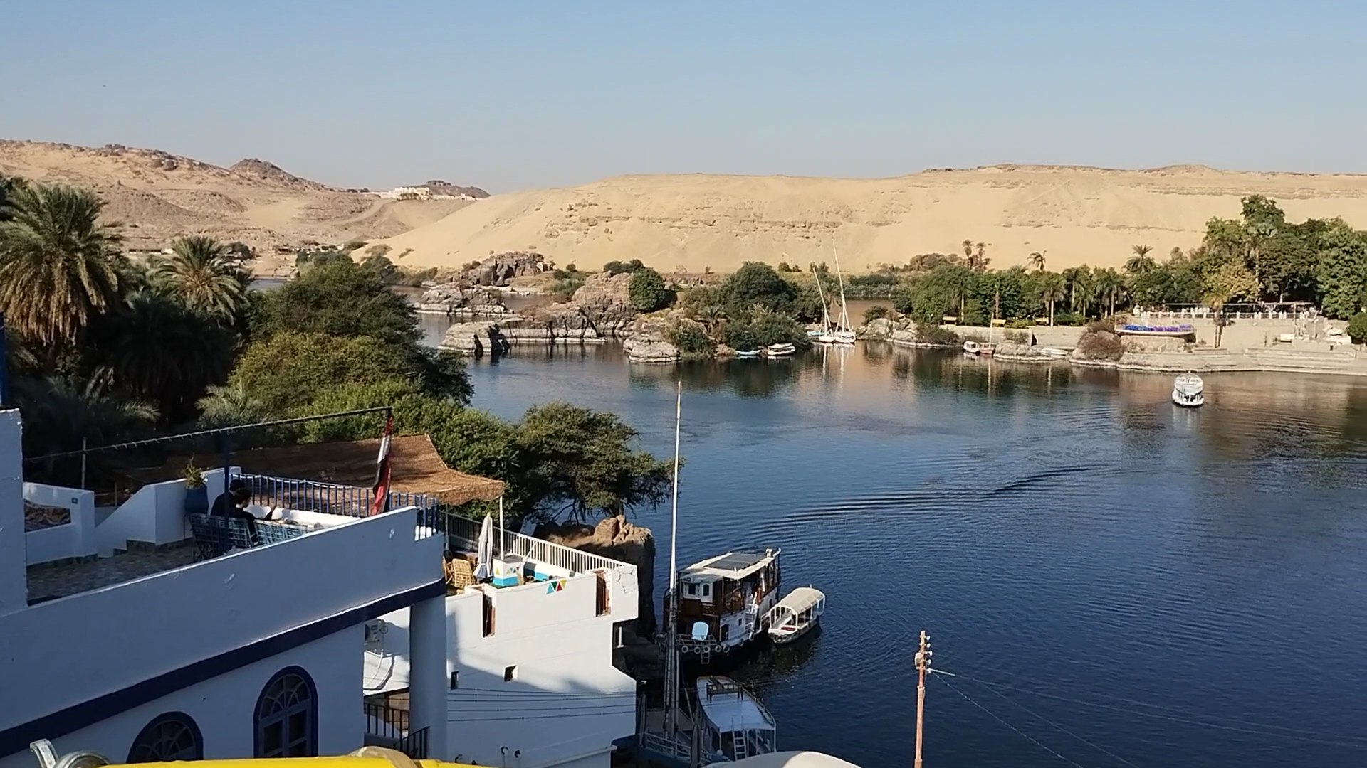 Nubian Prince: beautiful view from restaurant terrace