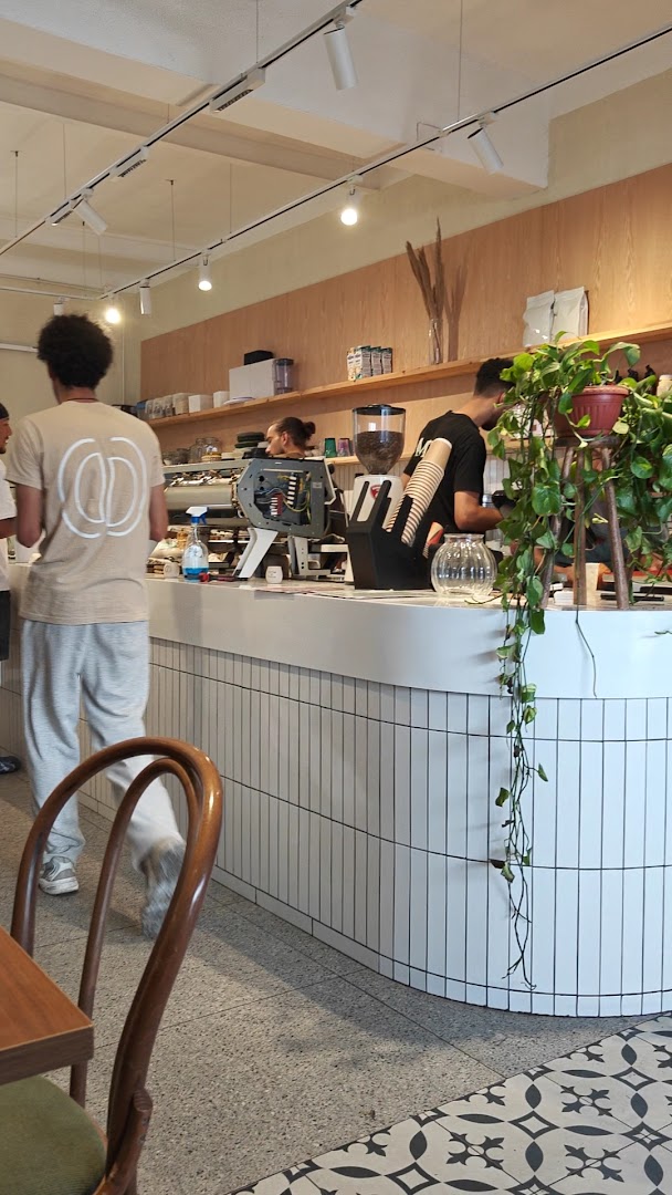 Coffee & Cotton: clear view of cafe interior
