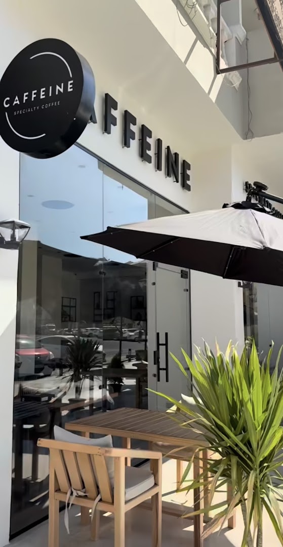 Caffeine Specialty Coffee: clear, professional exterior shot