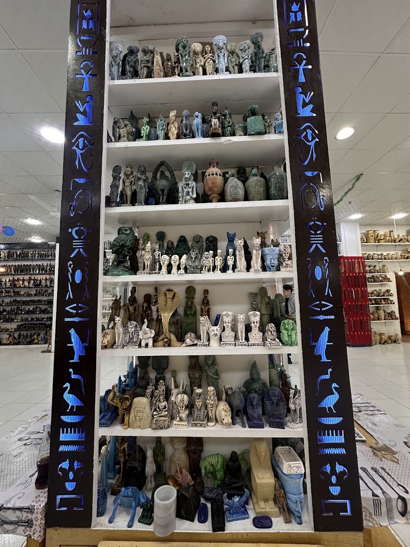 Caravanserai: clear display of shop products