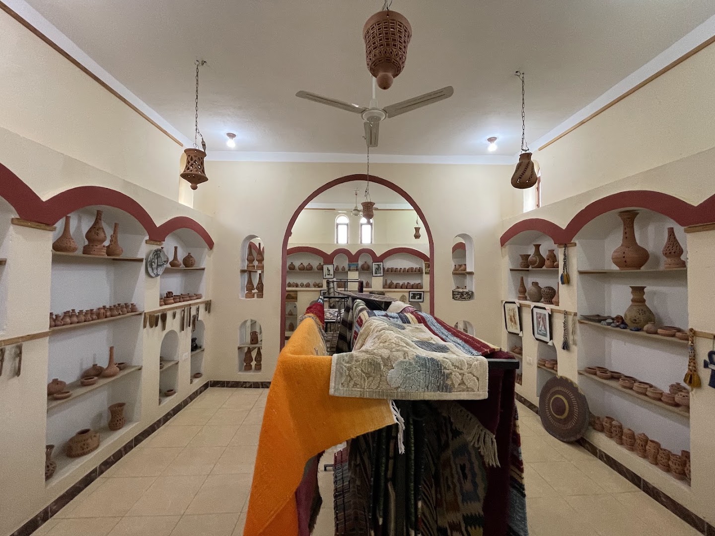 Caravanserai: clear view of shop interior