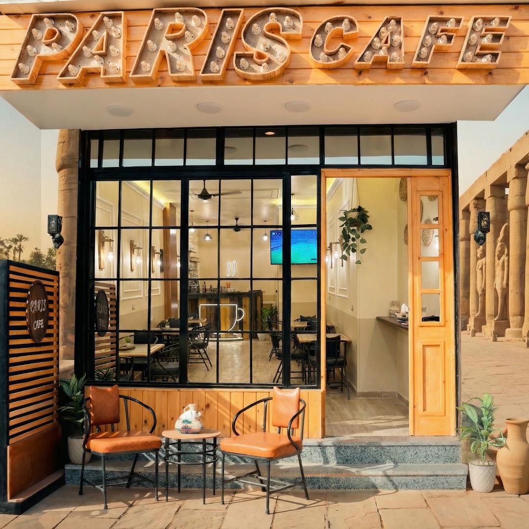 Paris Café: clear, professional exterior venue shot