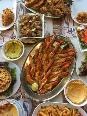 Marsa Fish: appetizing display of restaurant food