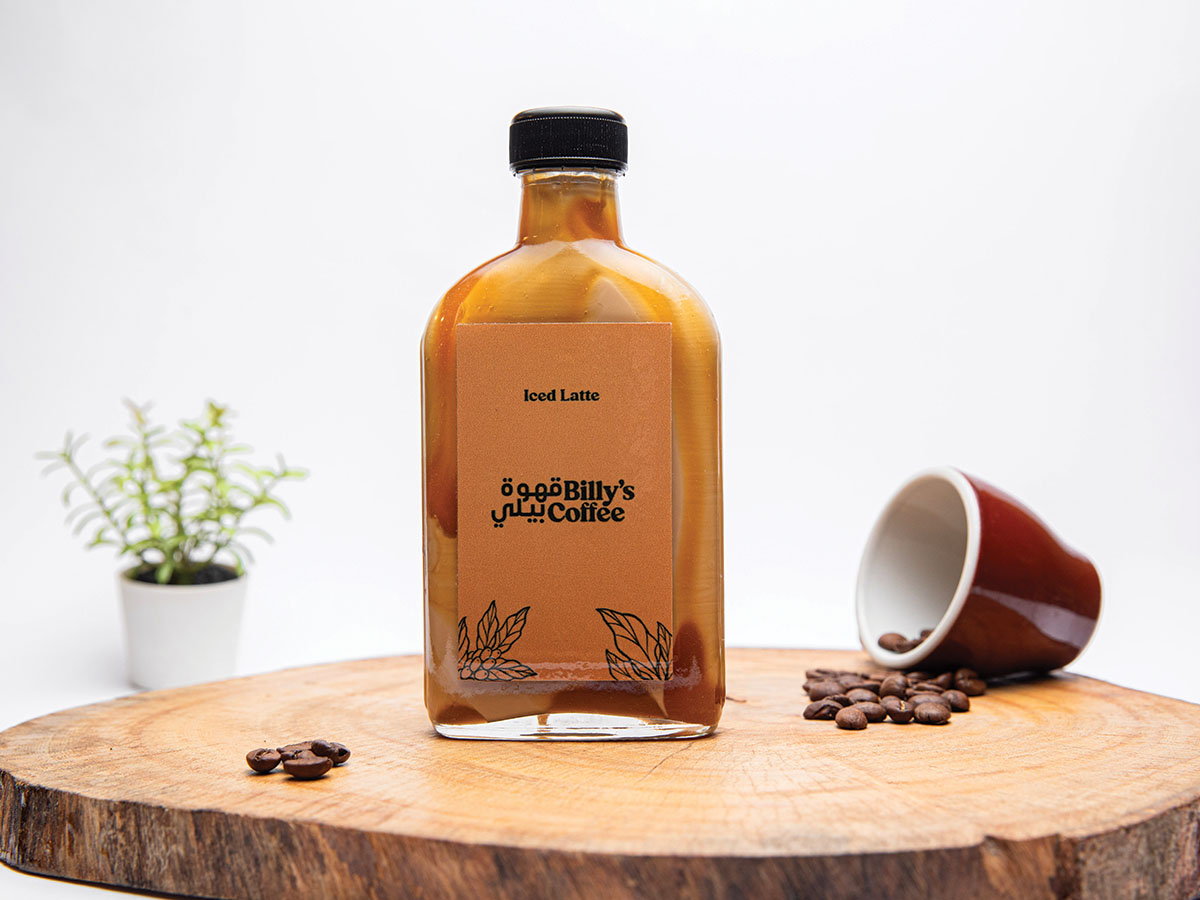 Billy's Coffee: professional product photography of drink