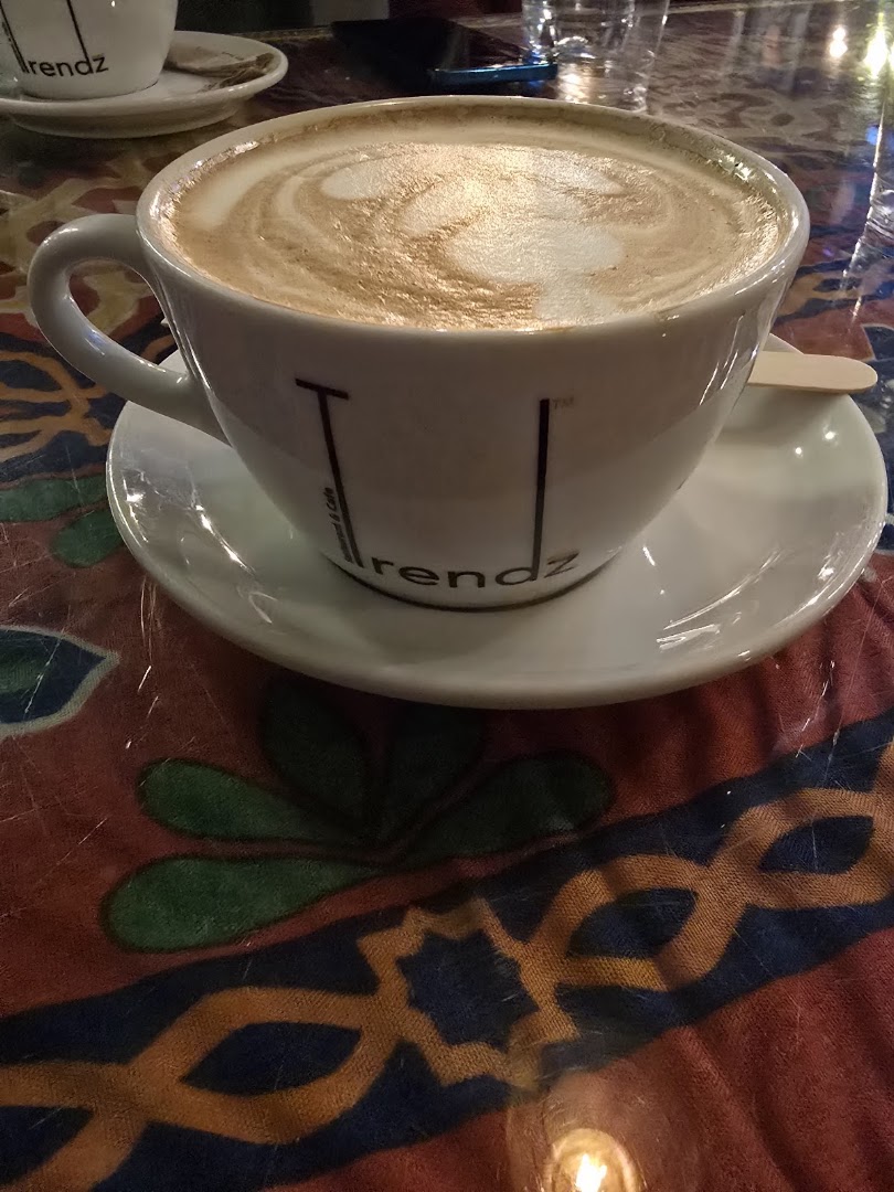 Trendz Restaurant & Cafe: appetizing photo of branded coffee
