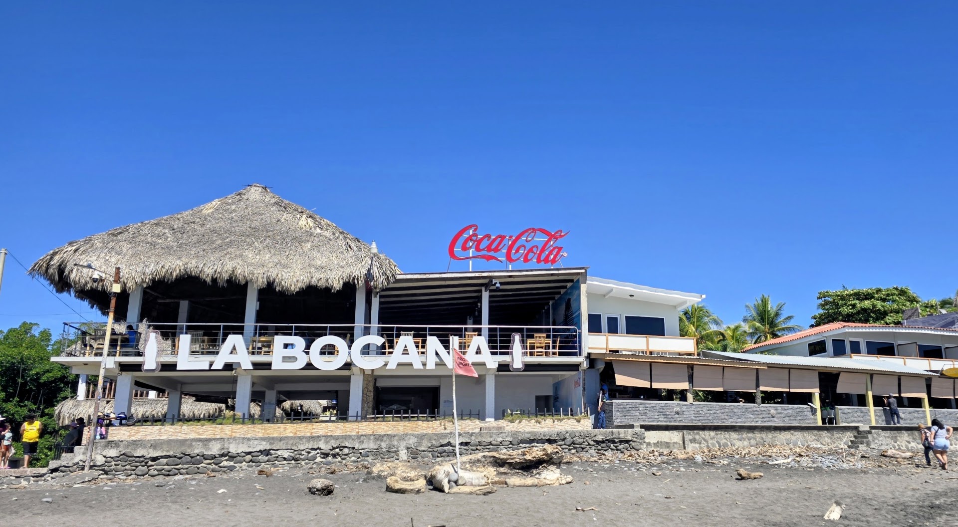 La Bocana: clear exterior view of restaurant