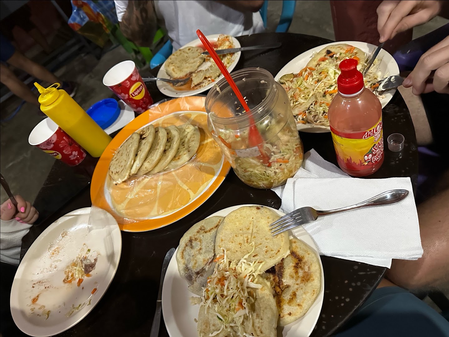 Pupusería La Guanaquita: clear photo of restaurant food