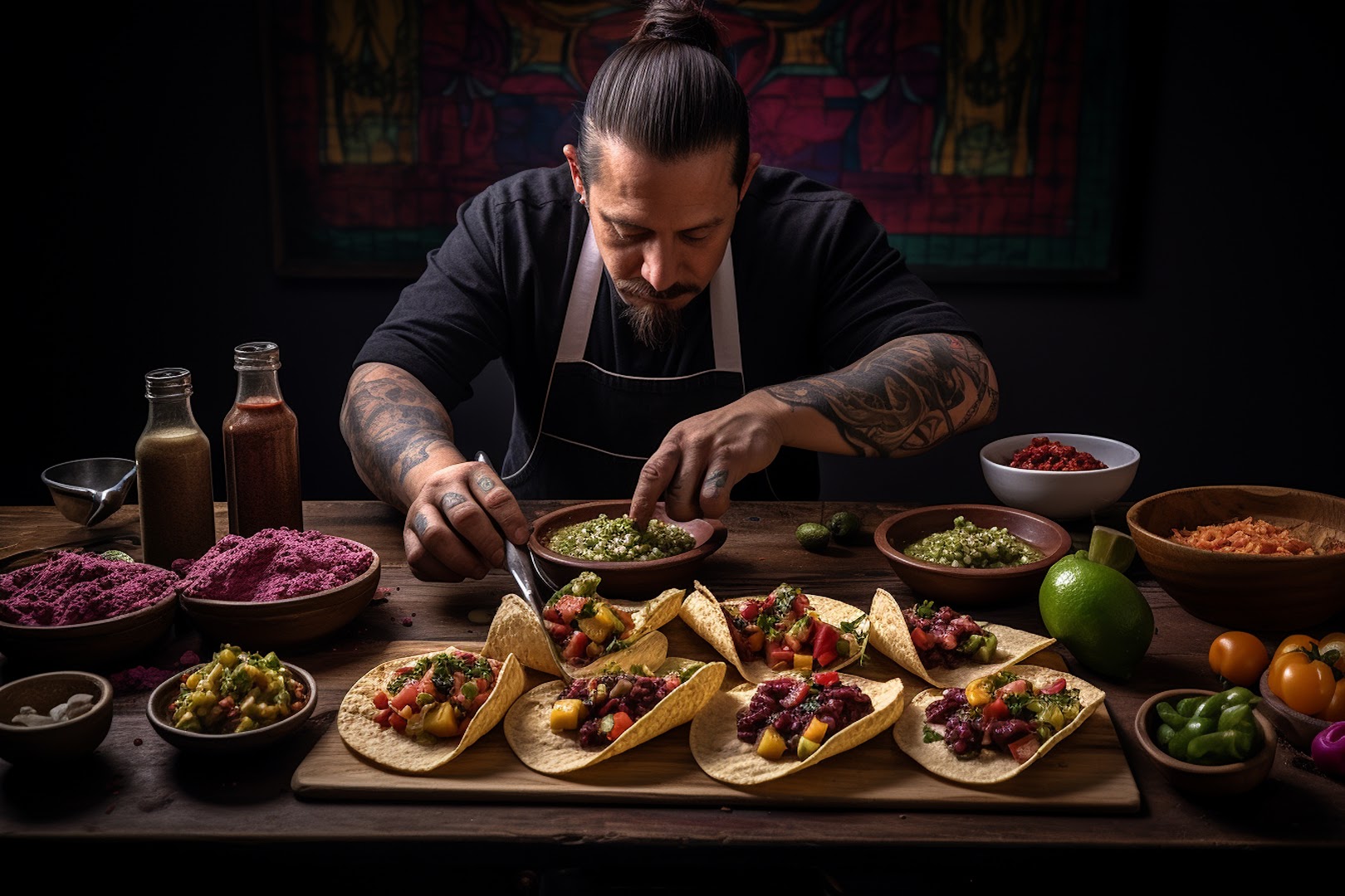 Maestro Taquero: professional high-quality food preparation shot