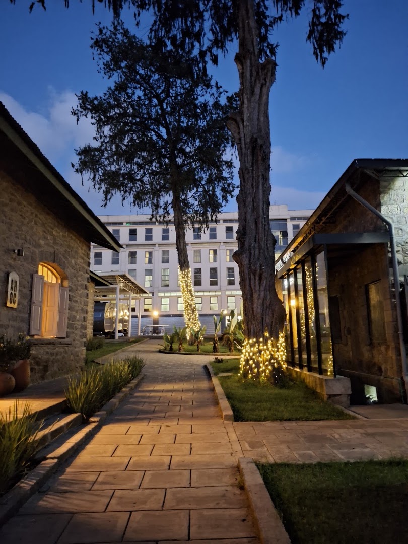 Addis House of Culture: beautiful atmospheric venue exterior shot