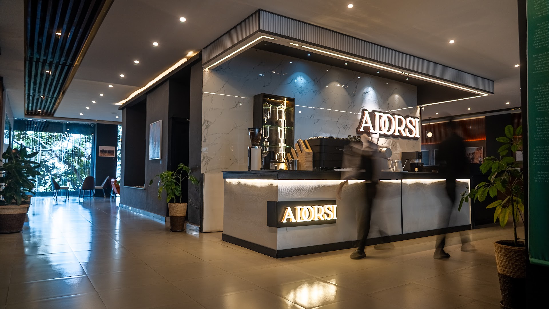 Adorsi Specialty Coffee: professional interior shot of venue