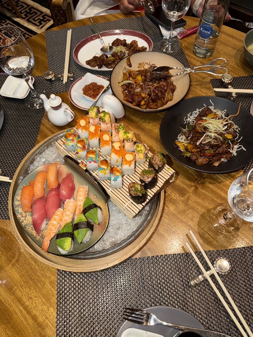 Jade Restaurant, Sheraton Addis: appetizing display of restaurant food