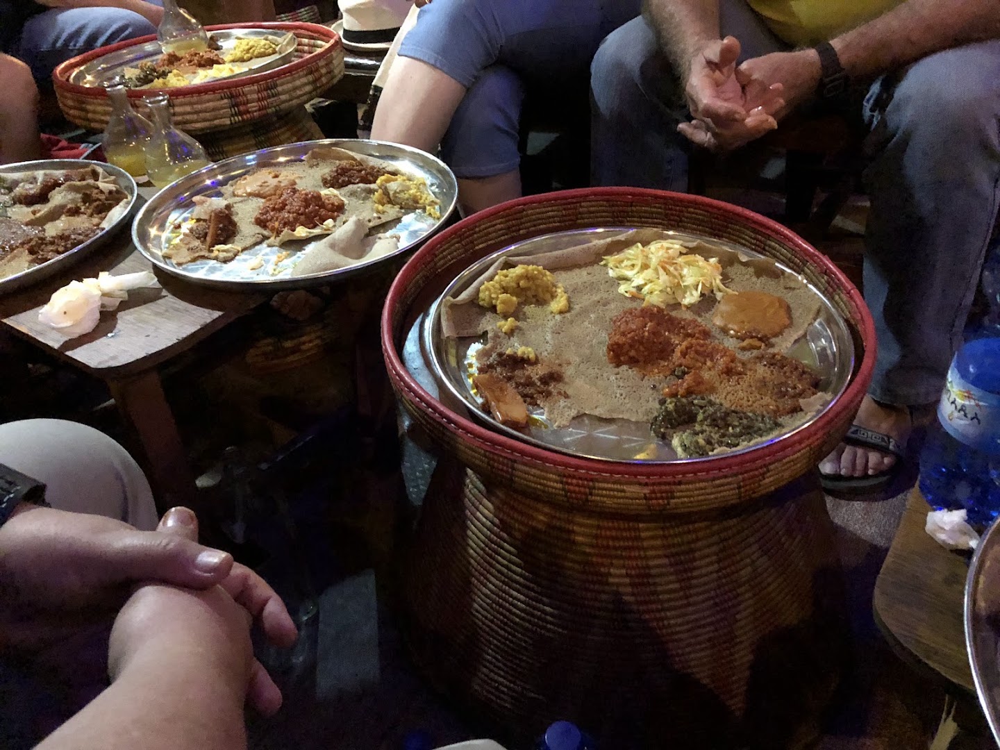 Checheho Cultural Restaurant: appetizing display of traditional food