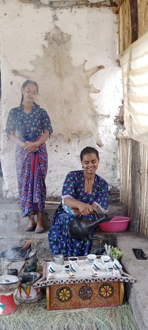 Bisrat Cafe: authentic cultural coffee ceremony scene