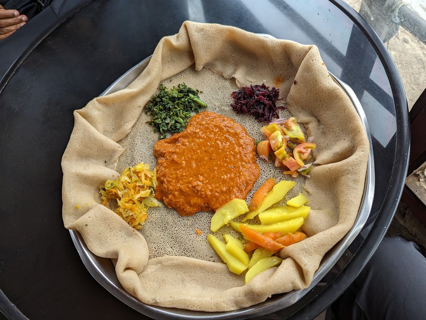 Segenet Cafe and Restaurant: appetizing photo of served food