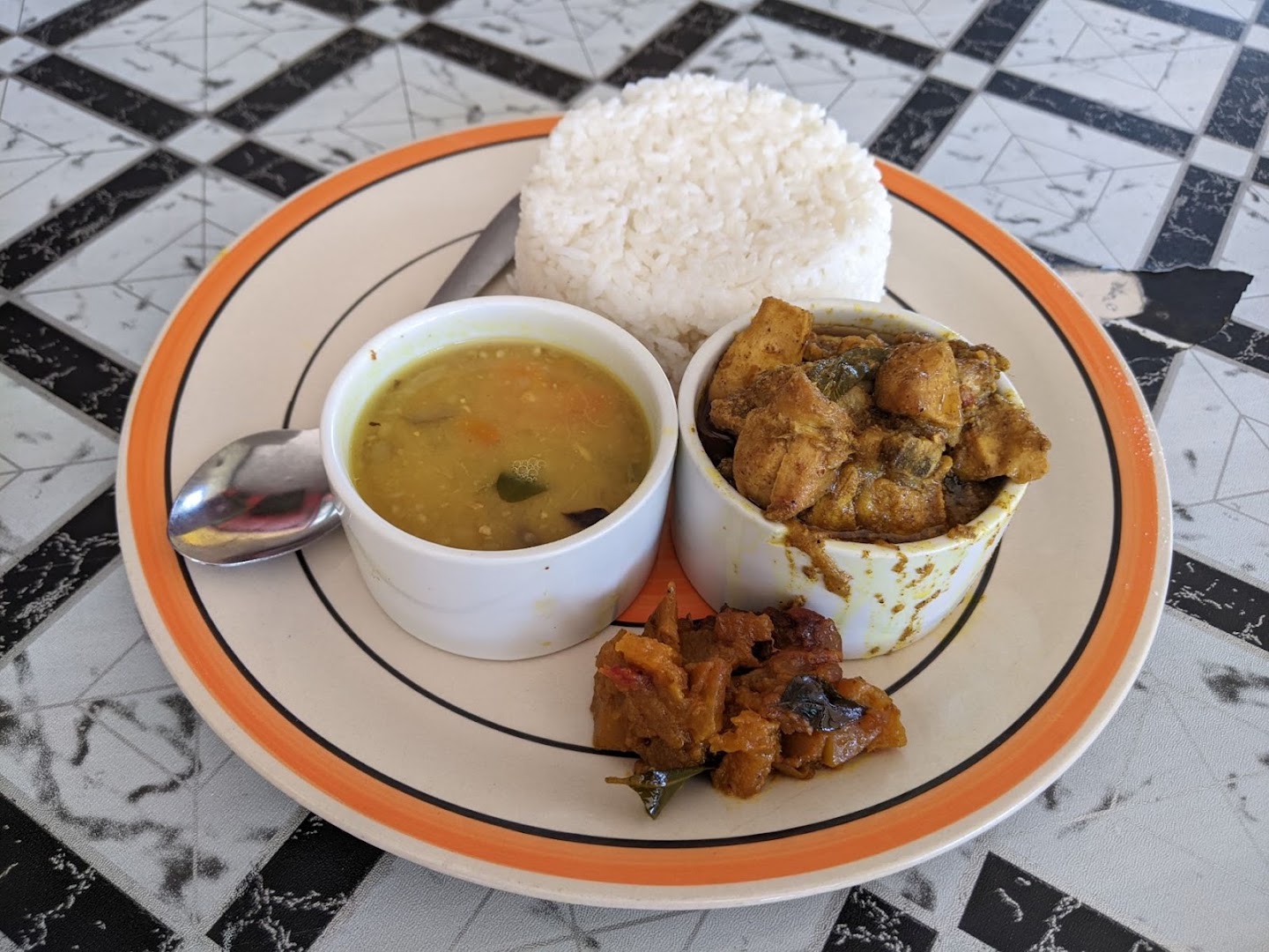 Tata's Curry House: clear, appetizing photo of food