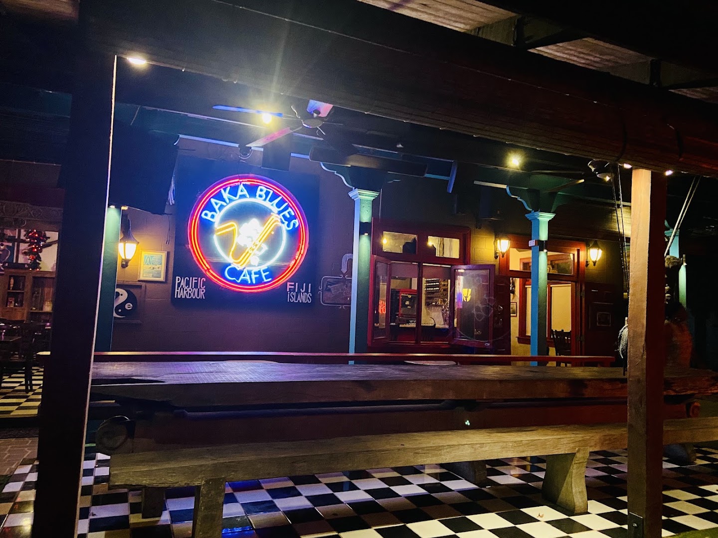 Baka Blues Cafe: venue atmosphere and branding