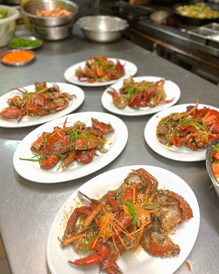 Vineyard Palace Restaurant: appetizing professional food preparation shot