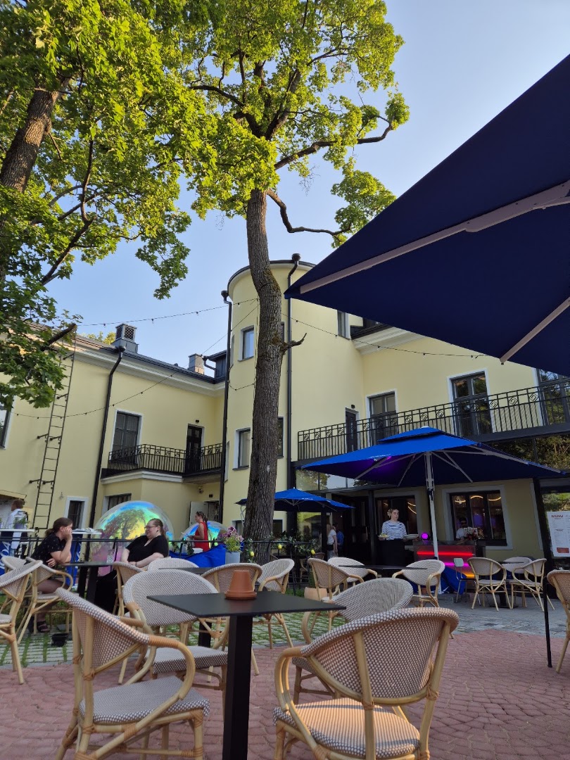 Madame: inviting terrace atmosphere and setting