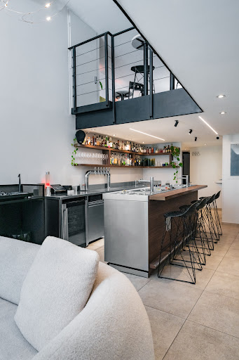 Contrast: professional interior shot of bar