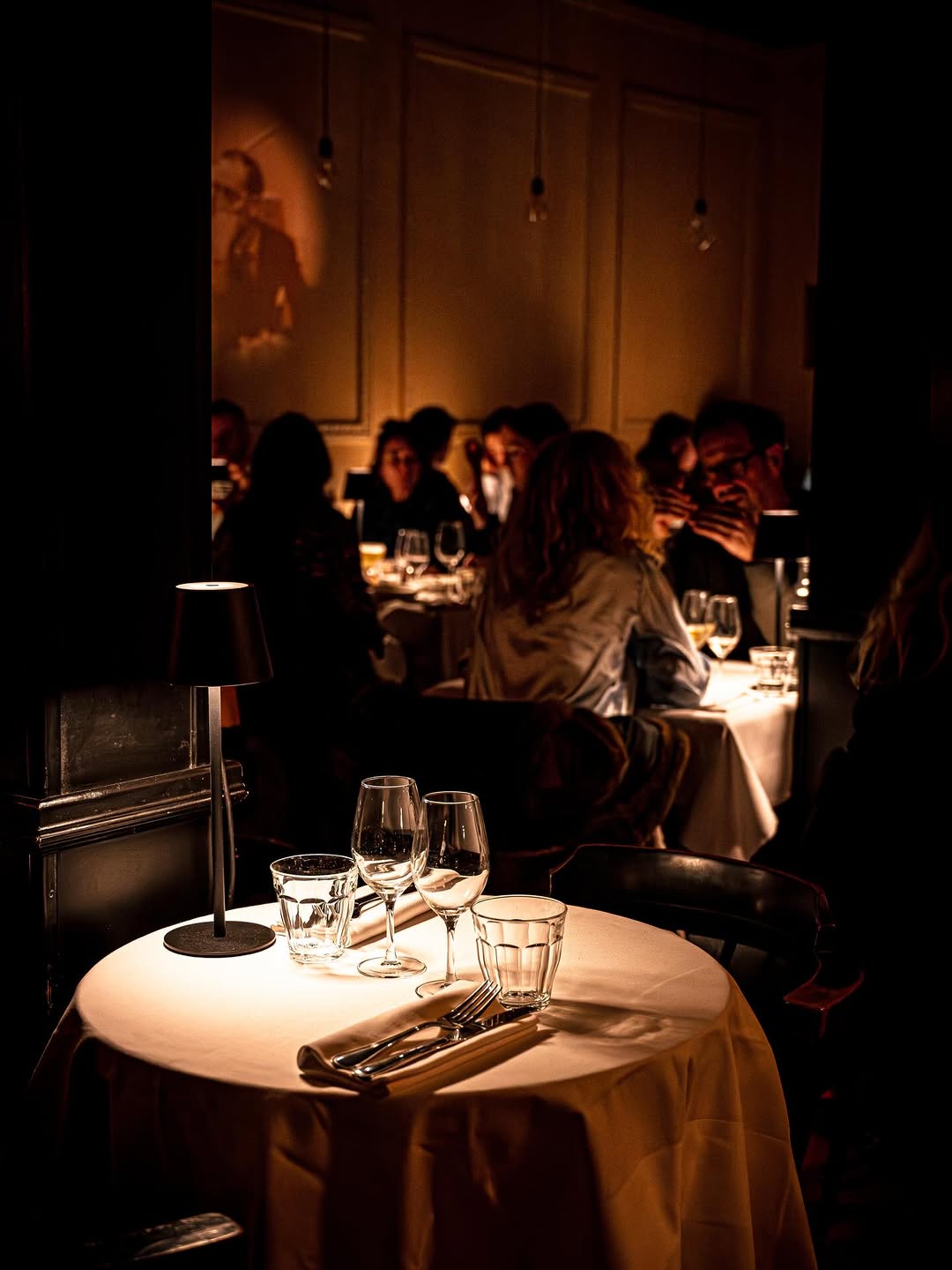 La Chapelle: atmospheric and professional restaurant interior