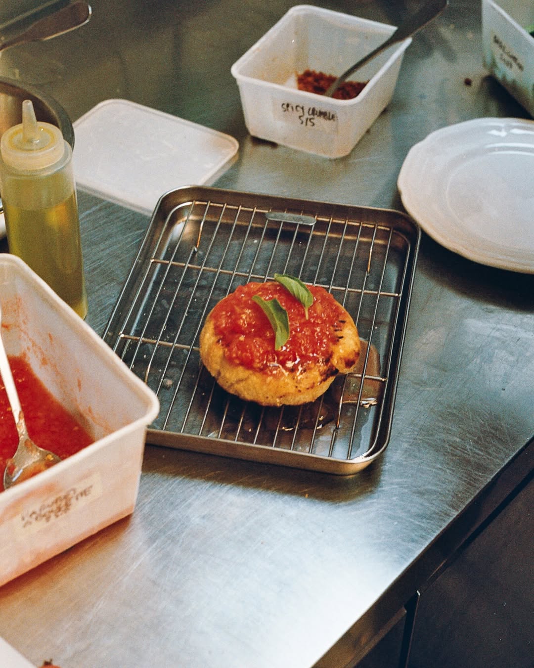 Prosper: appetizing food preparation shot