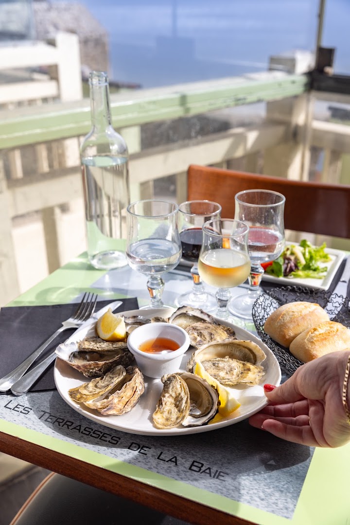 Les Terrasses de la Baie: appetizing food and great atmosphere