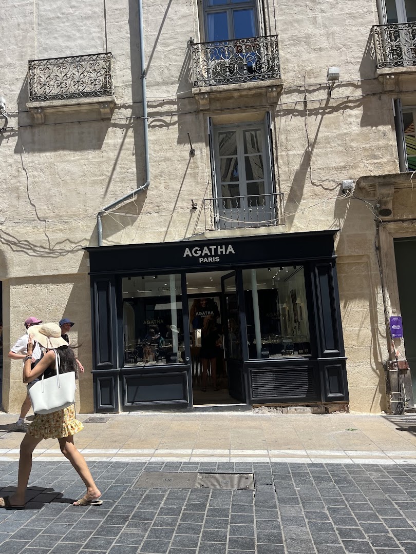 Agatha: clear storefront photo of shop