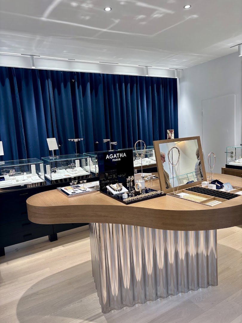 Agatha: clear, professional shop interior display