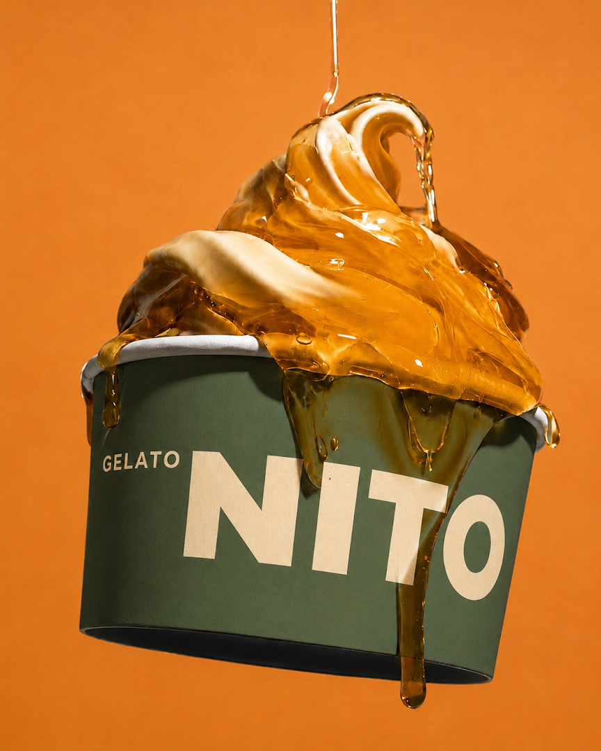 Nito Gelato: professional high-quality product photography