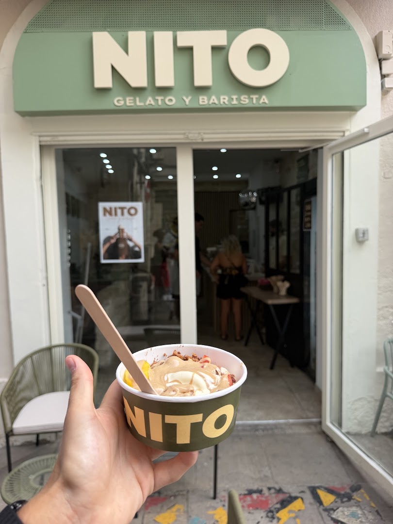 Nito Gelato: clear product and storefront view
