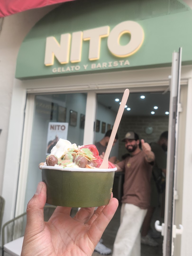 Nito Gelato: appetizing product with clear branding