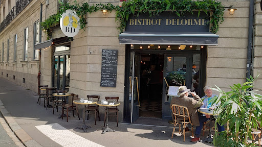 Bistrot Delorme: attractive, clear exterior restaurant shot
