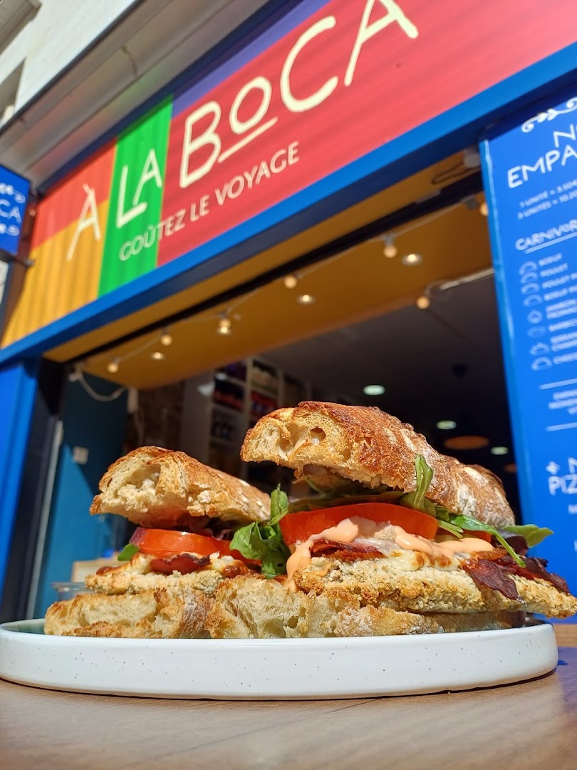 À la Boca: appetizing food with venue background