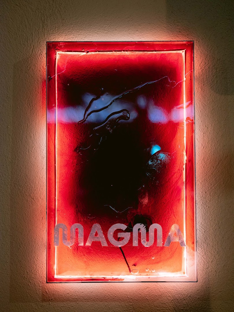 Magma: stylish and professional venue signage
