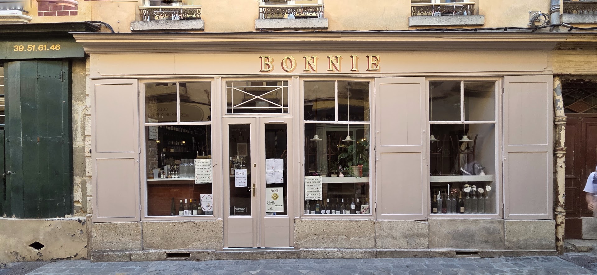 Bonnie: clear exterior shot of venue