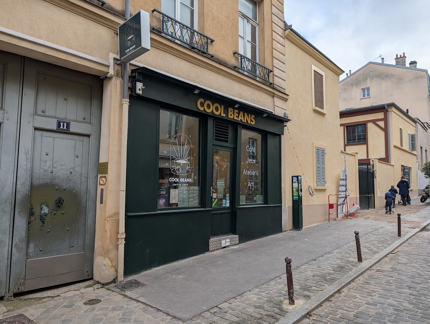 Cool Beans: clear exterior shot of venue