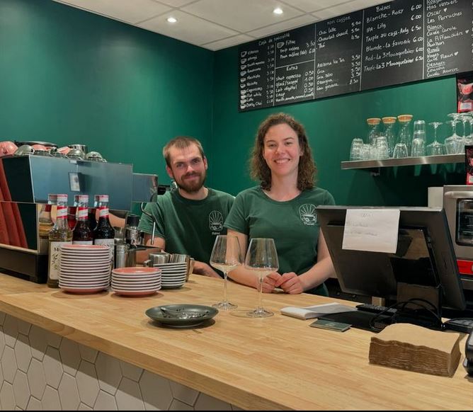 Cool Beans: friendly staff in venue setting