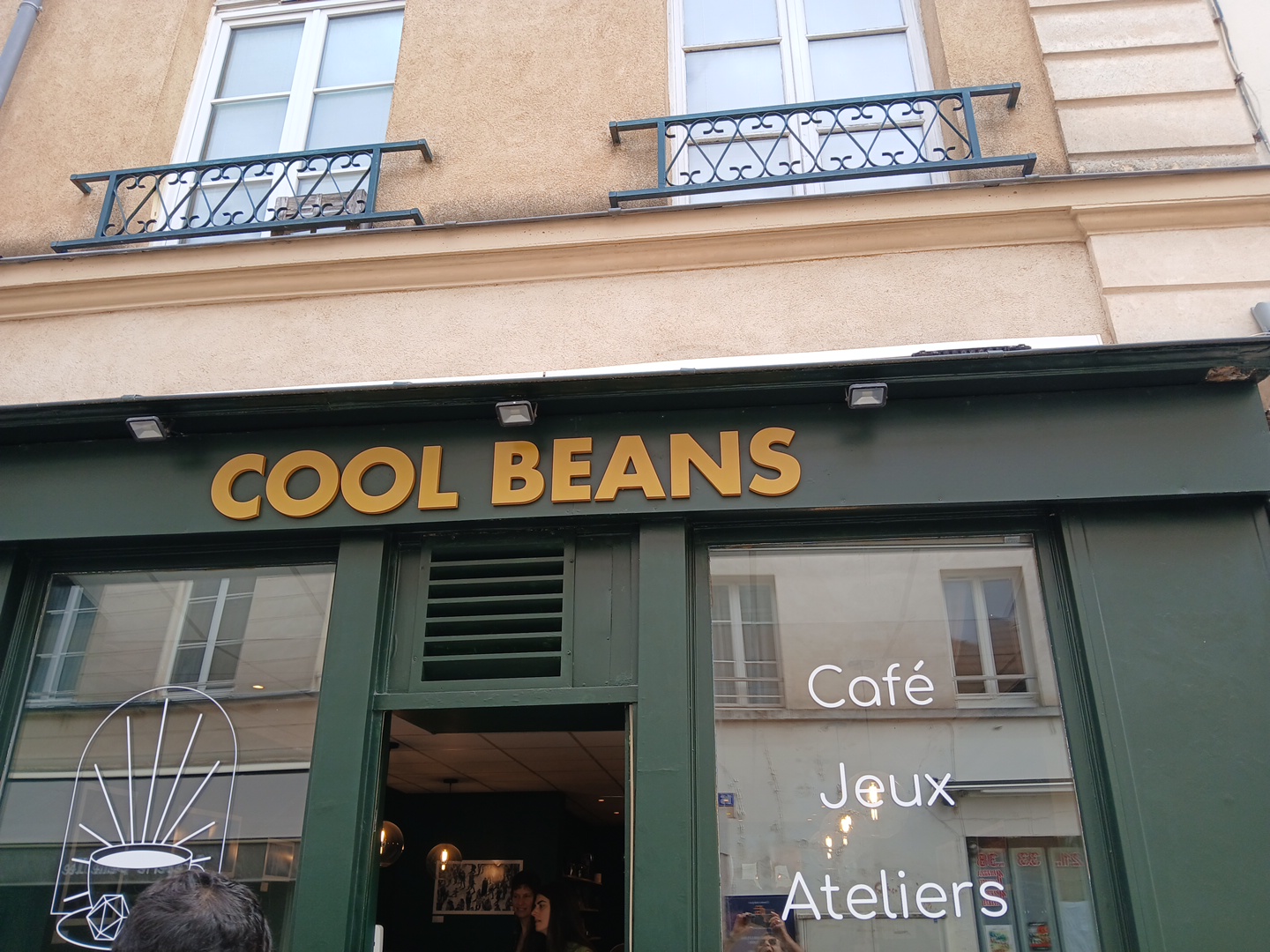 Cool Beans: clear storefront photo of venue