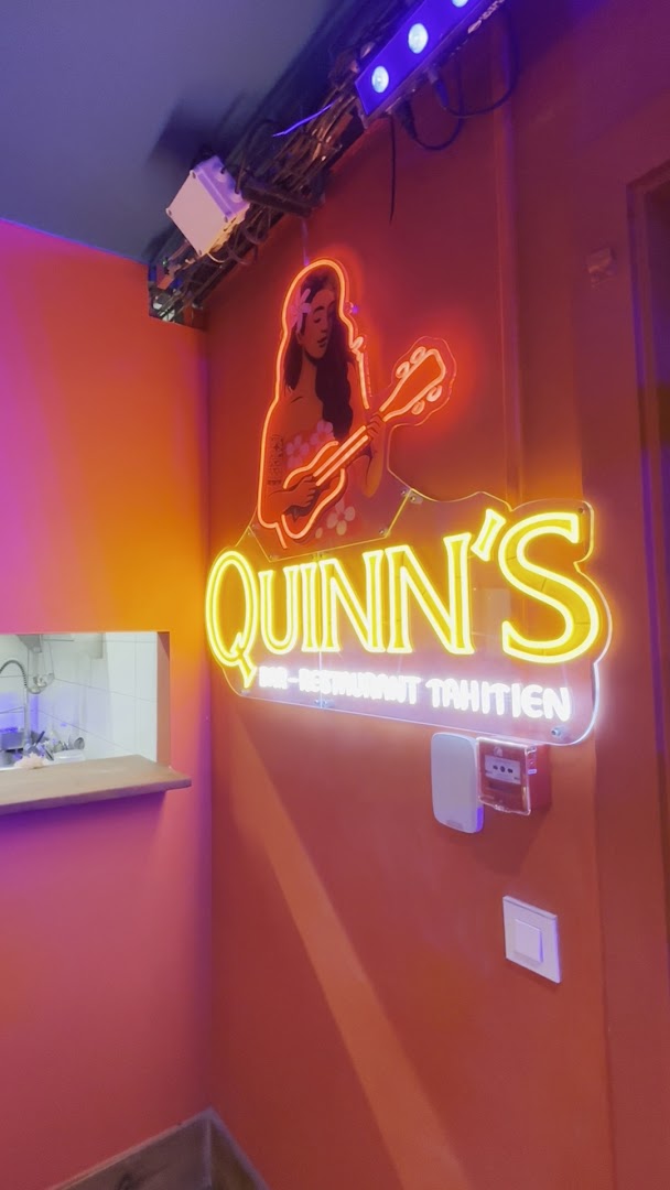 Quinn's: clear photo of venue signage
