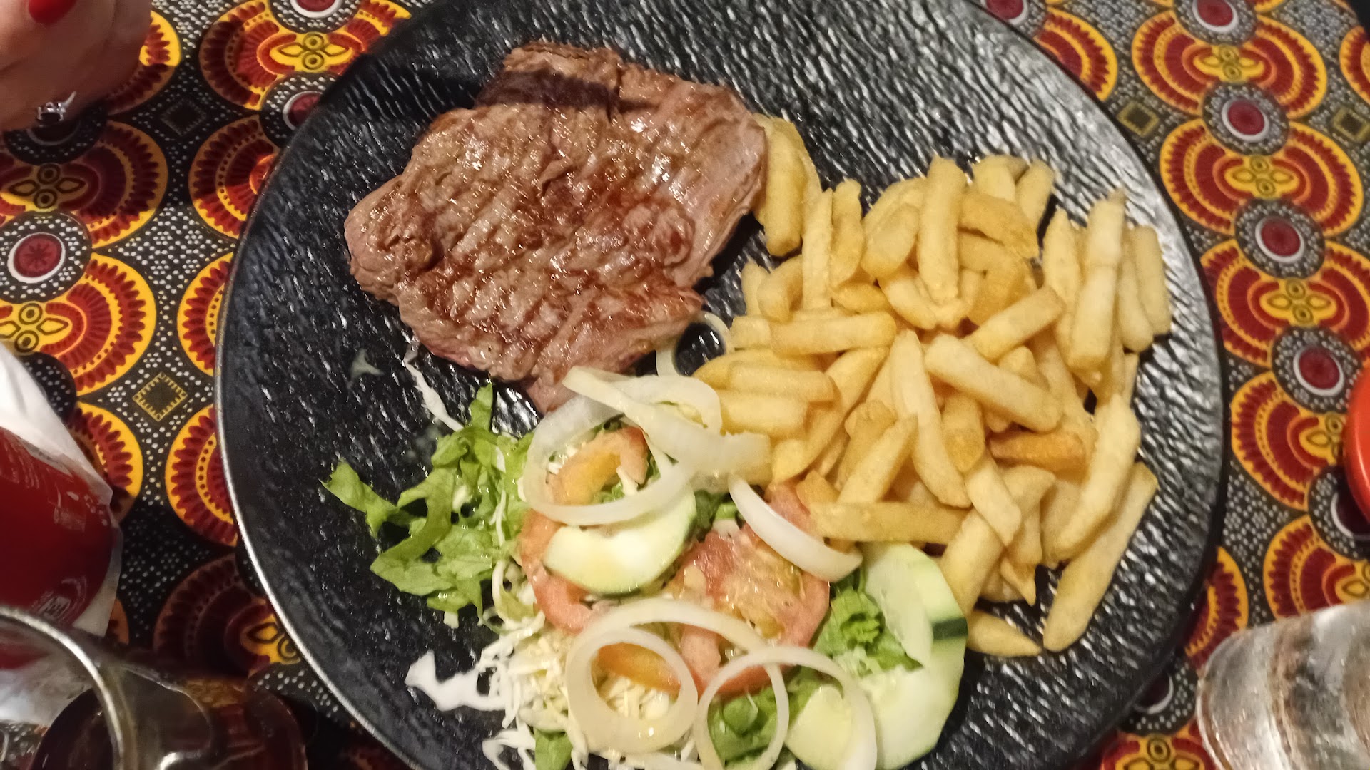 African Queen Restaurant: appetizing photo of restaurant meal
