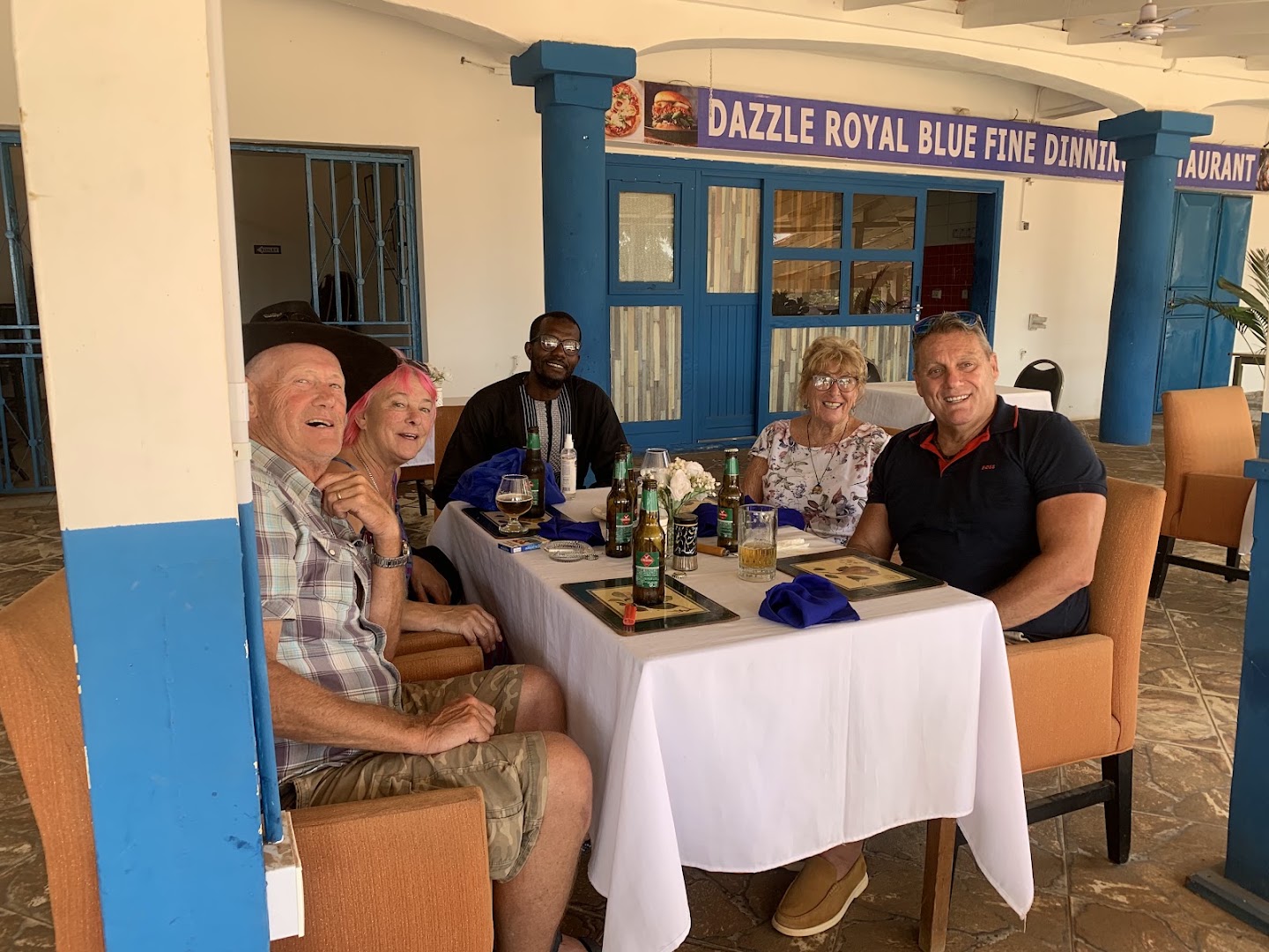Dazzle Royal Blue Fine Dining: guests enjoying the venue