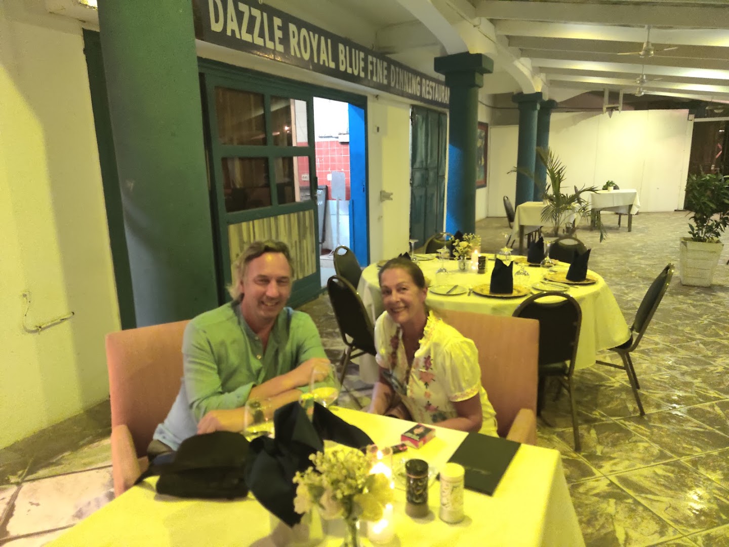 Dazzle Royal Blue Fine Dining: guests enjoying the venue
