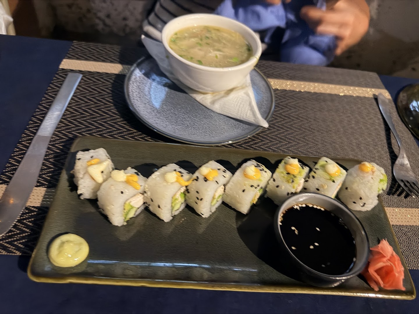 Ginger Restaurant: appetizing food presentation