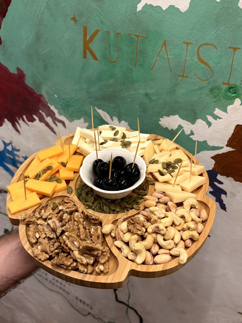 Wine vibes: appetizing photo of bar snacks
