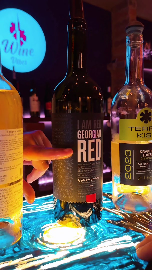 Wine vibes: attractive display of wine bottles