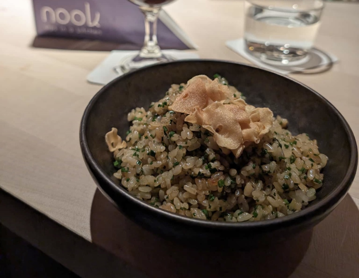 nook: appetizing food photo at venue
