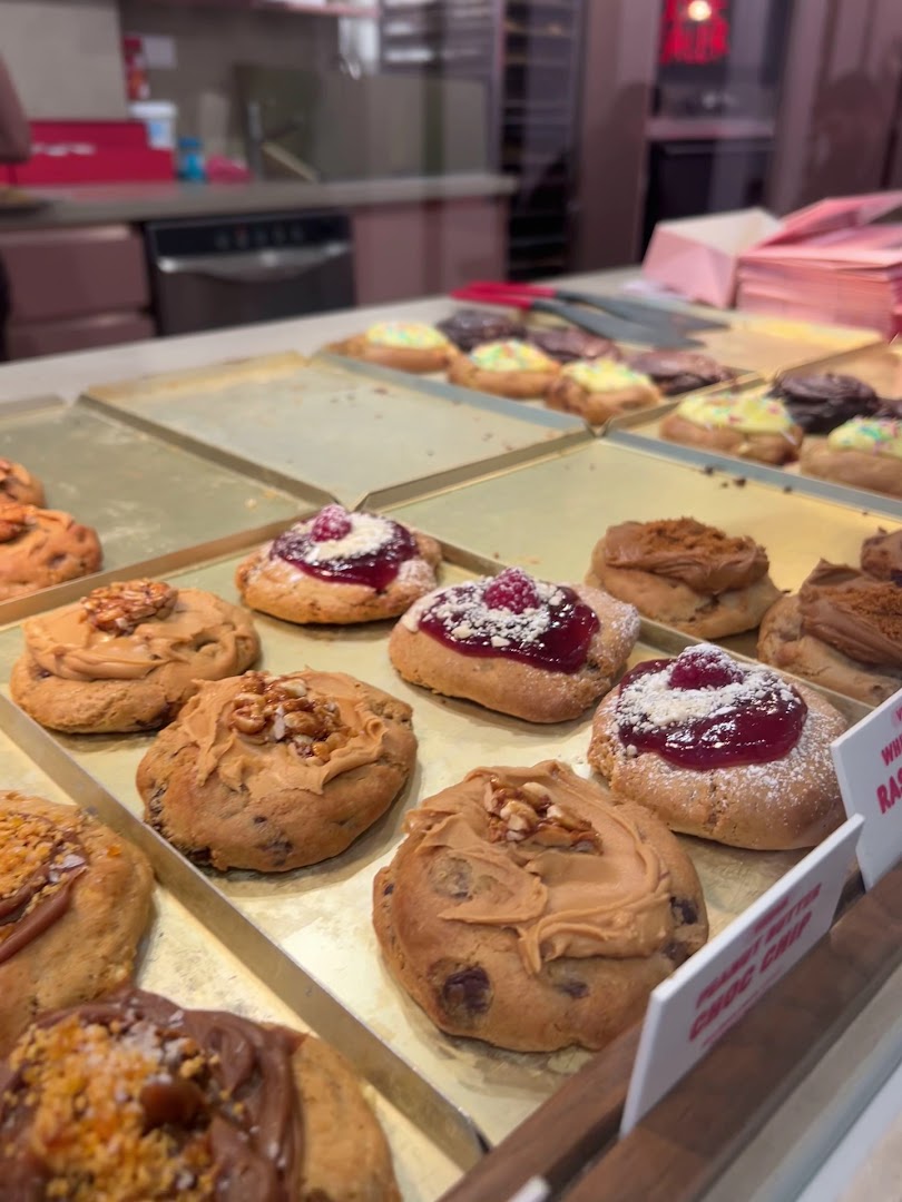 MELT Cookies: appetizing display of fresh cookies