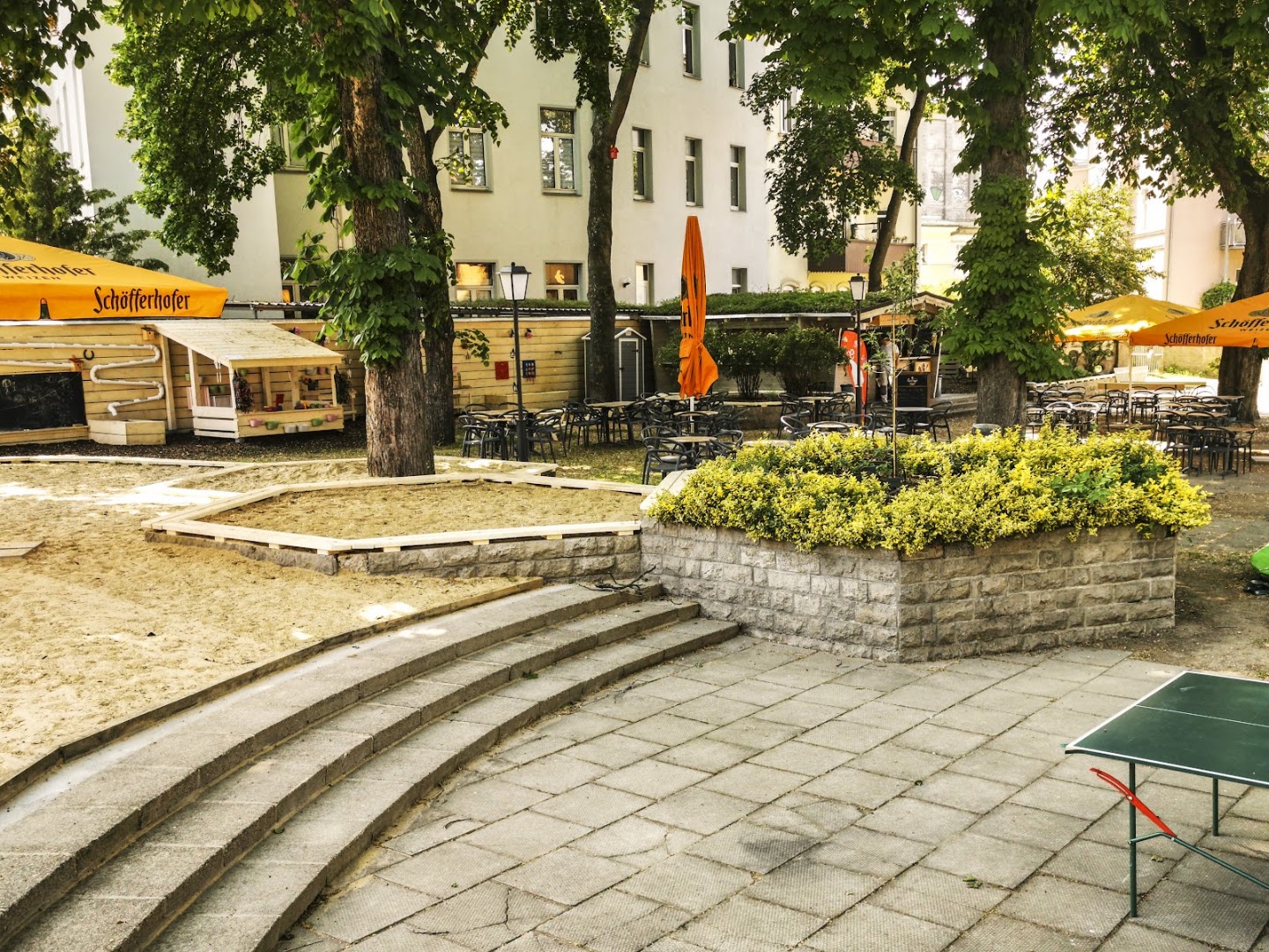 Stadtgarten Erfurt: venue's outdoor atmosphere
