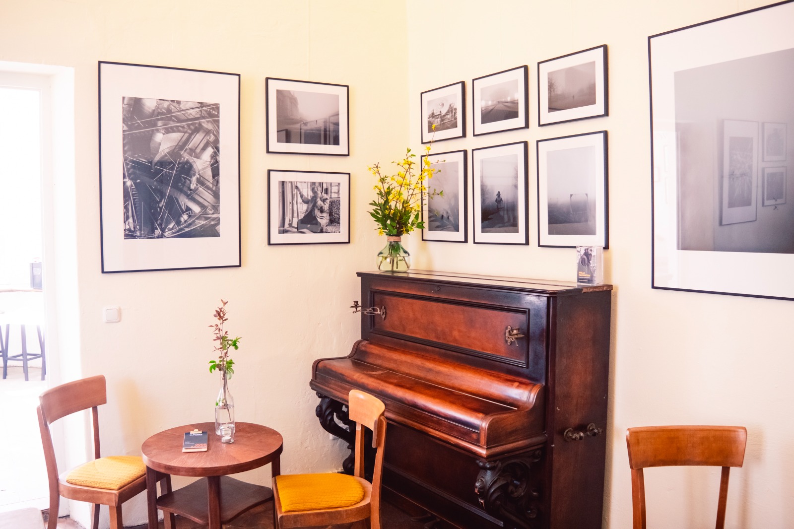 BLÜTHNER Weincafé: inviting and professional interior shot