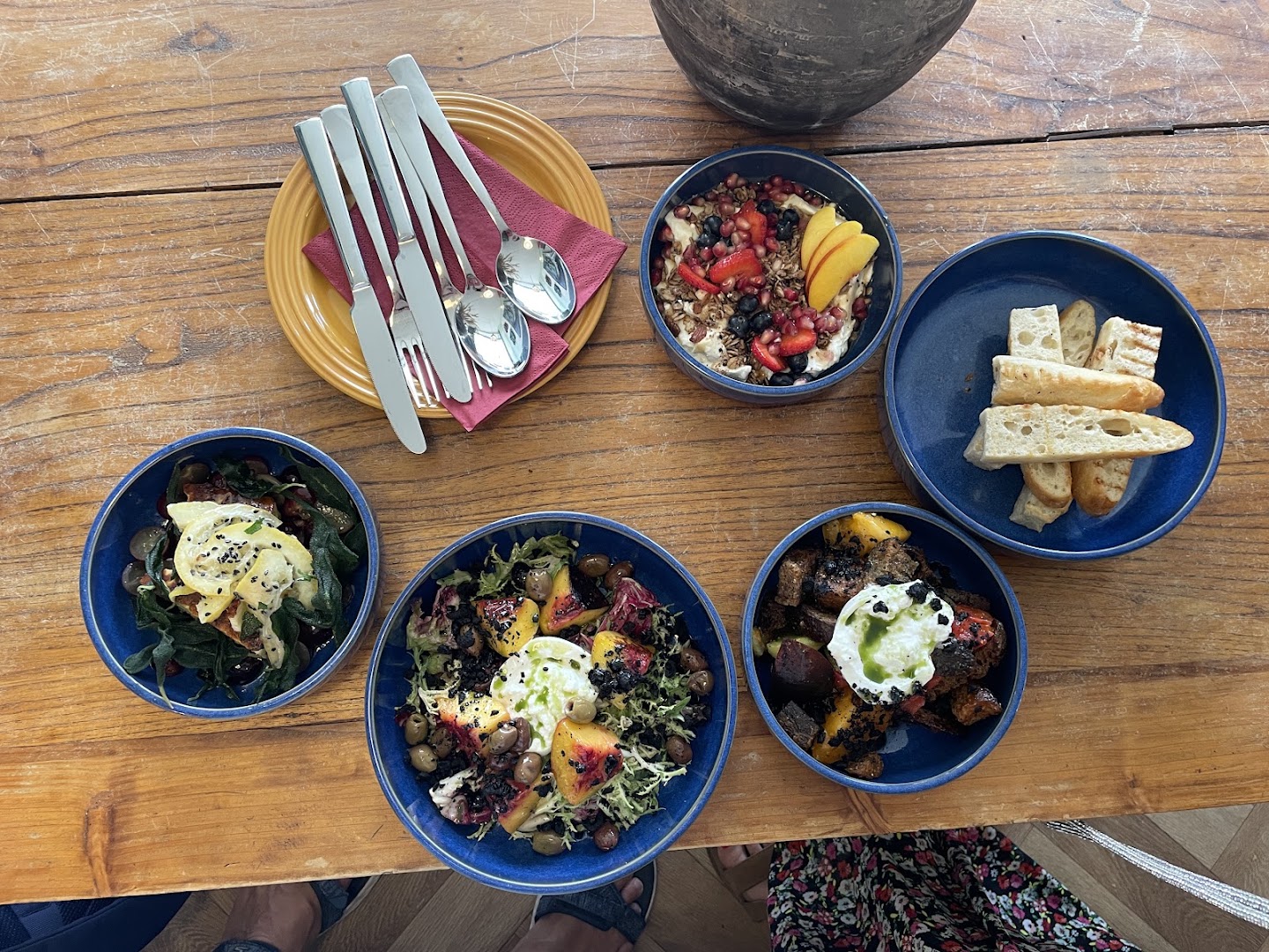 Café Mirin: appetizing food spread photo